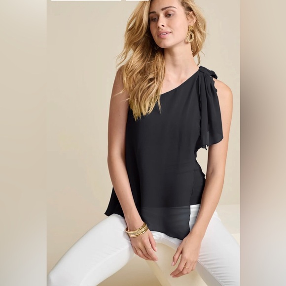 VENUS Tops - Chiffon Bow Top